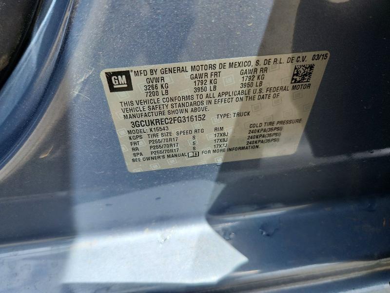 2015 Chevrolet Silverado K1500 LT