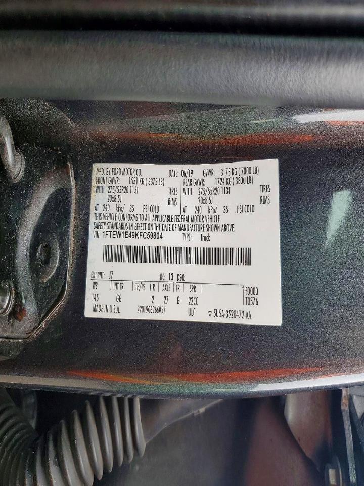 2019 Ford F150 XL