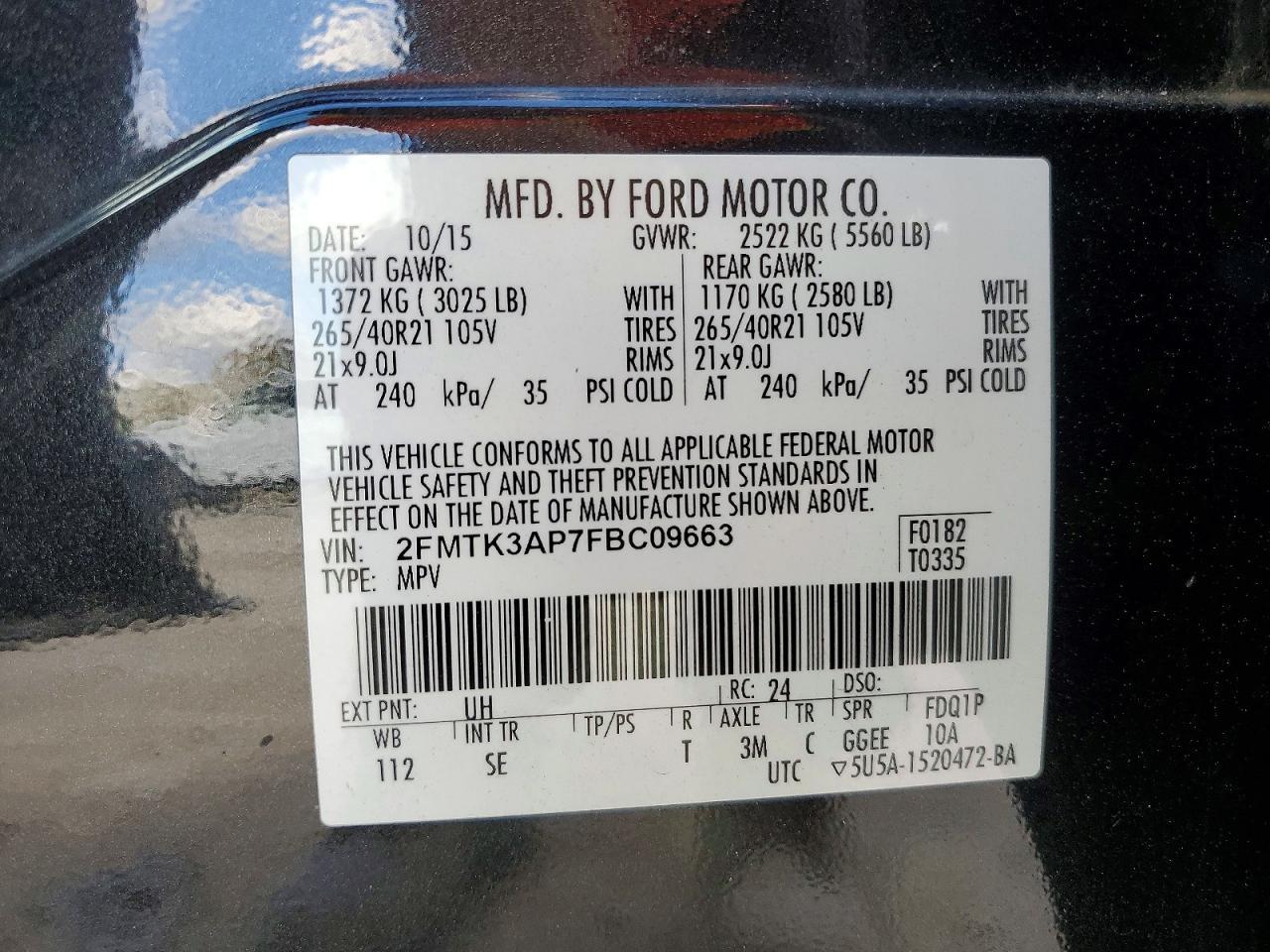 2015 Ford Edge Sport