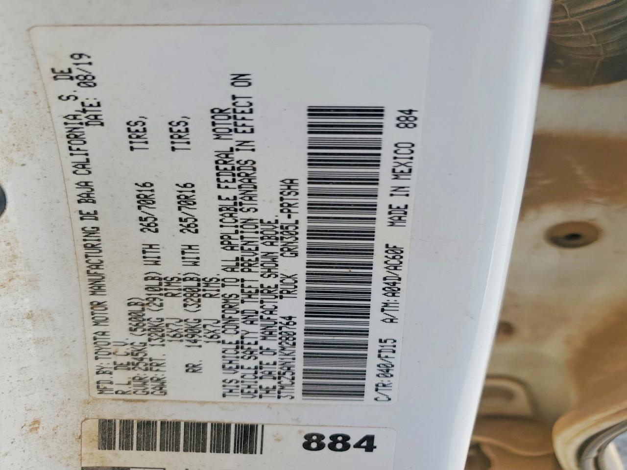 2019 Toyota Tacoma Double Cab