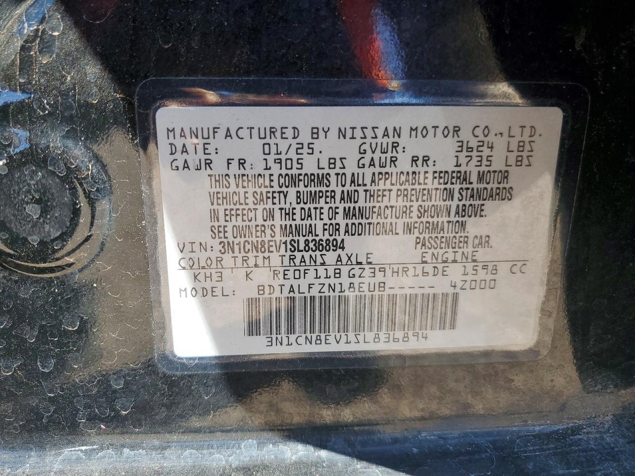 2025 Nissan Versa sv