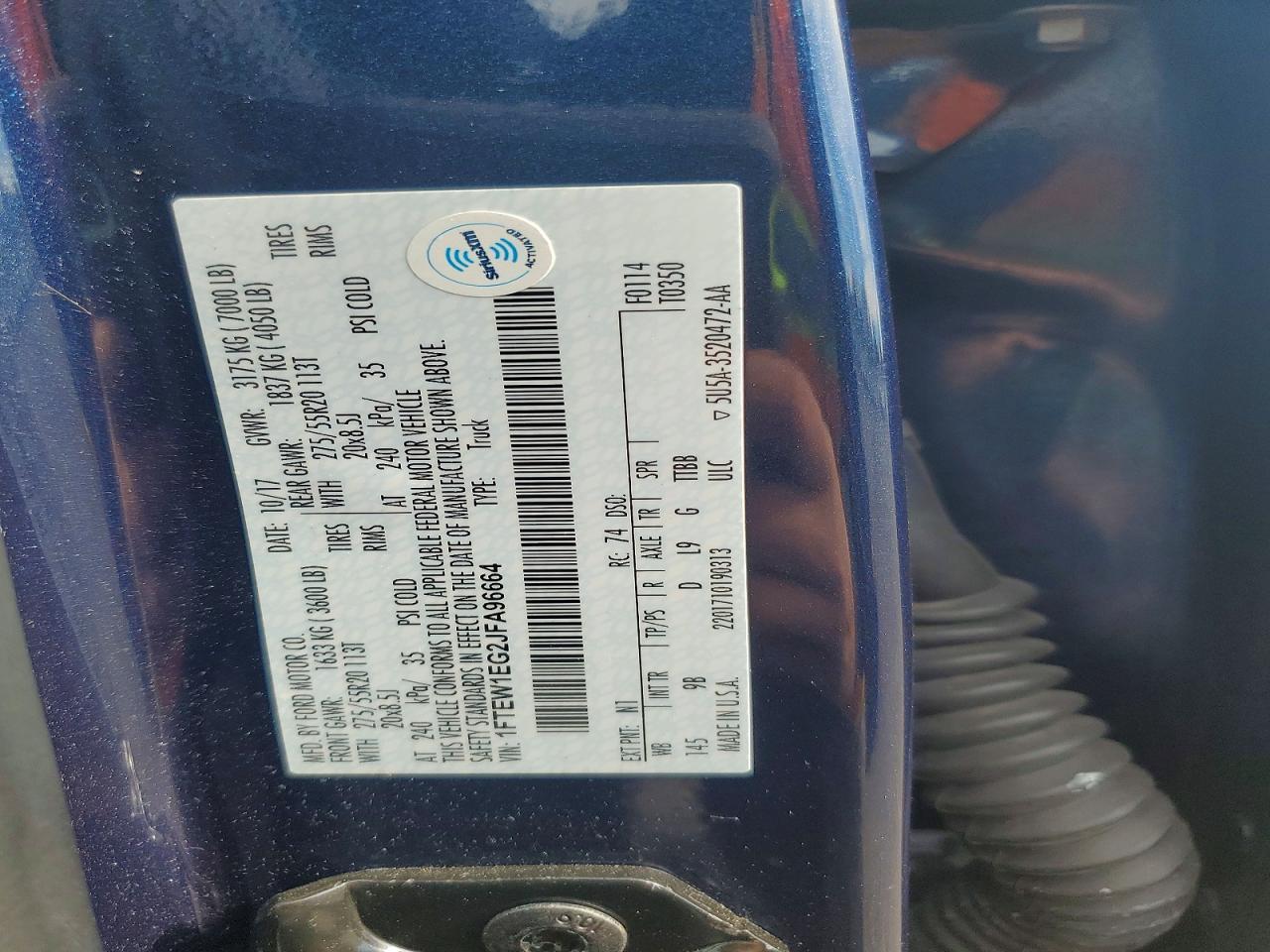 2018 Ford F150 Supercrew