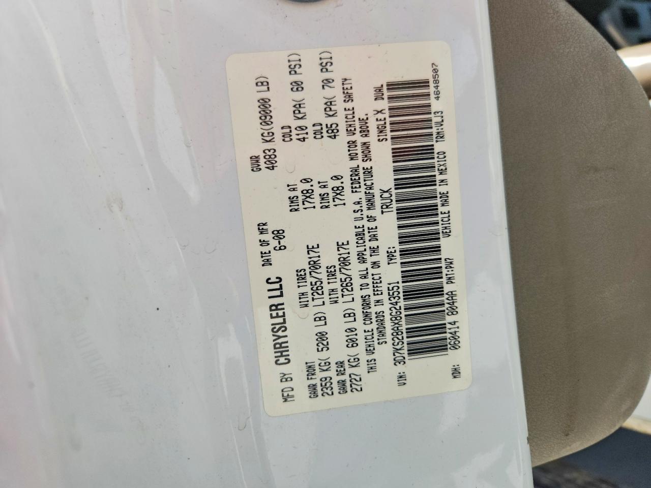 2008 Dodge RAM 2500 ST