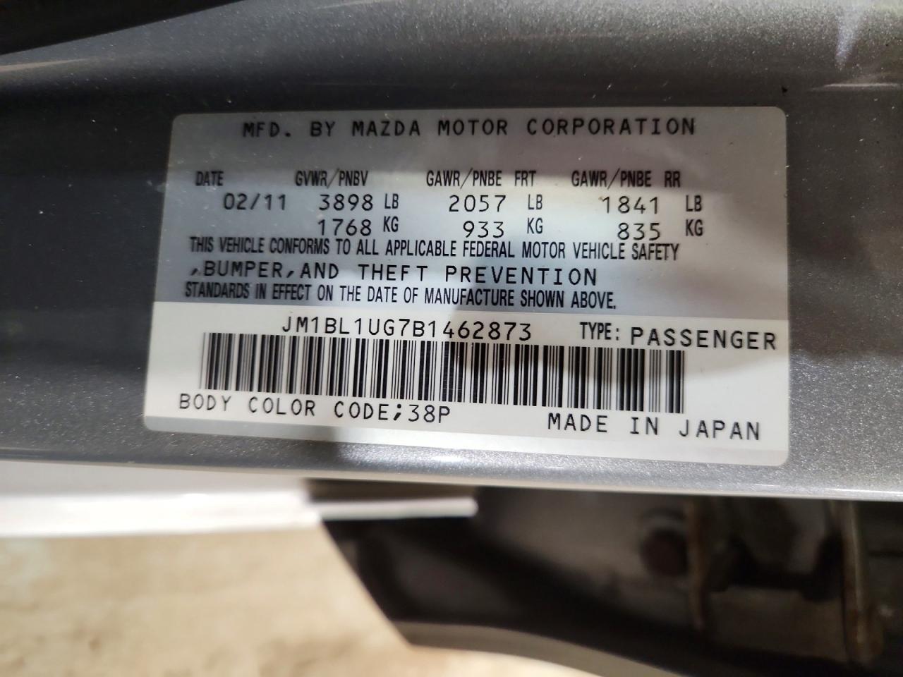 2011 Mazda 3 I