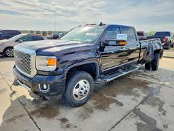 Salvage trucks for sale at Grand Prairie, TX auction: 2016 GMC Sierra K3500 Denali