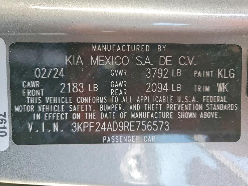 2024 KIA Forte lxs