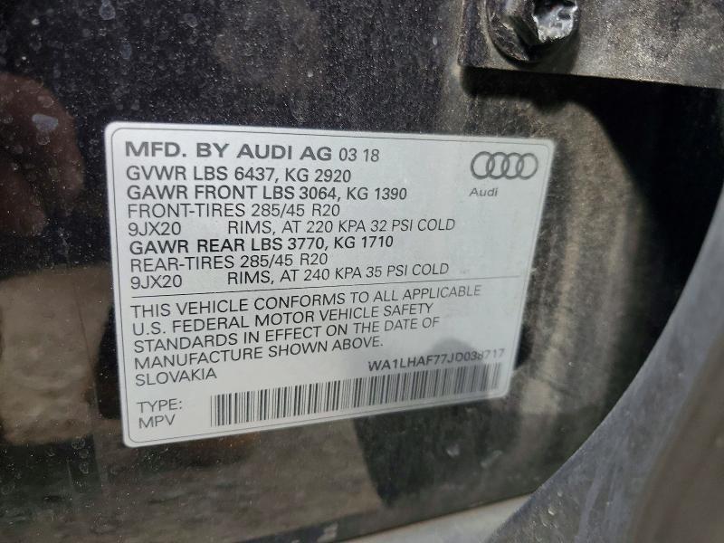 2018 Audi Q7 Premium Plus