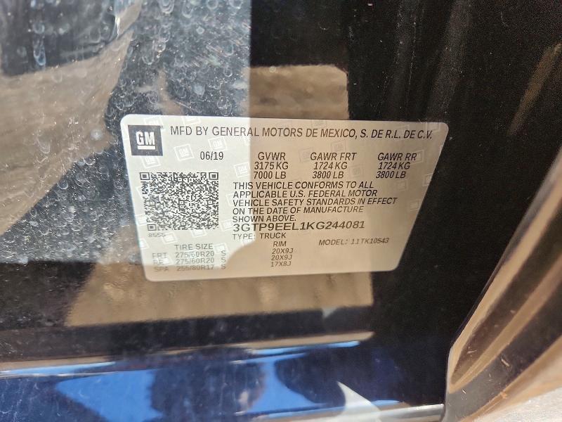 2019 GMC Sierra K1500 AT4