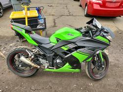 Kawasaki salvage cars for sale: 2014 Kawasaki EX300 A