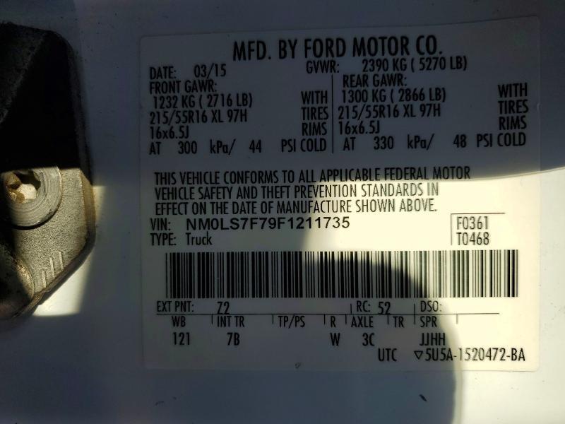 2015 Ford Transit Connect XLT