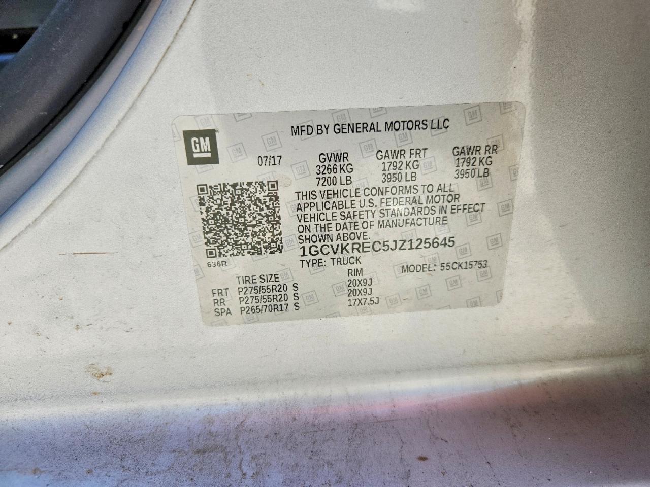 2018 Chevrolet Silverado K1500 LT