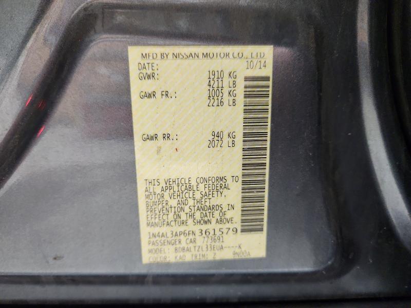 2015 Nissan Altima 2.5 sl