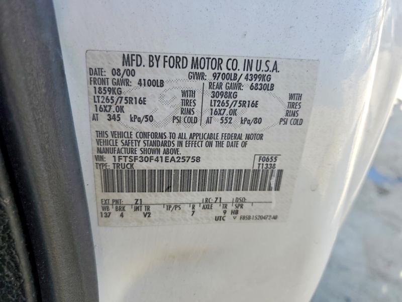 2001 Ford F350 Super Duty Utility / Service Truck