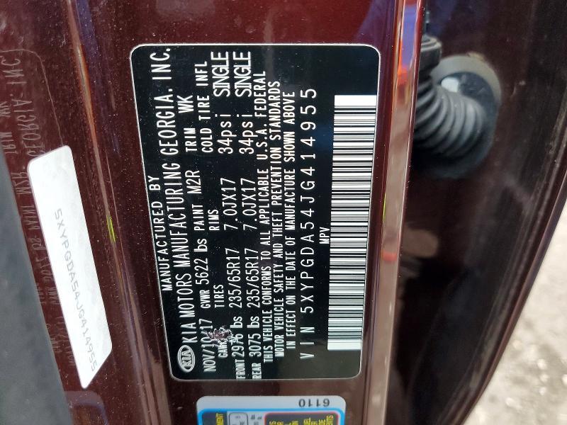 2018 KIA Sorento lx V6