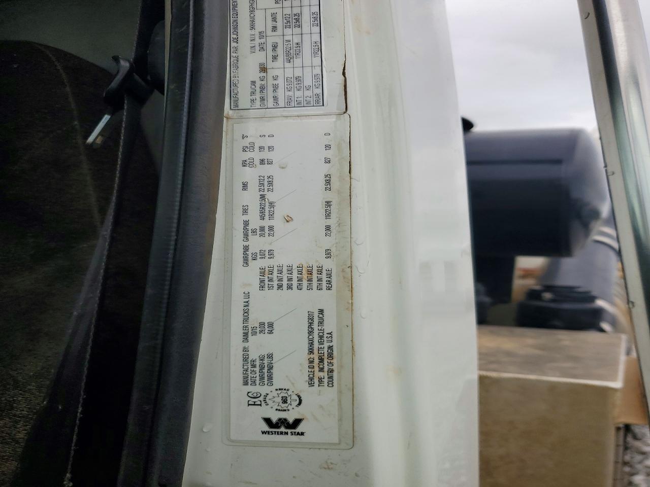 2016 Western Star 4700 Sewer Jetter Truck