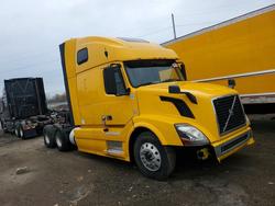 Salvage trucks for sale at Woodhaven, MI auction: 2012 Volvo VNL Semi Truck