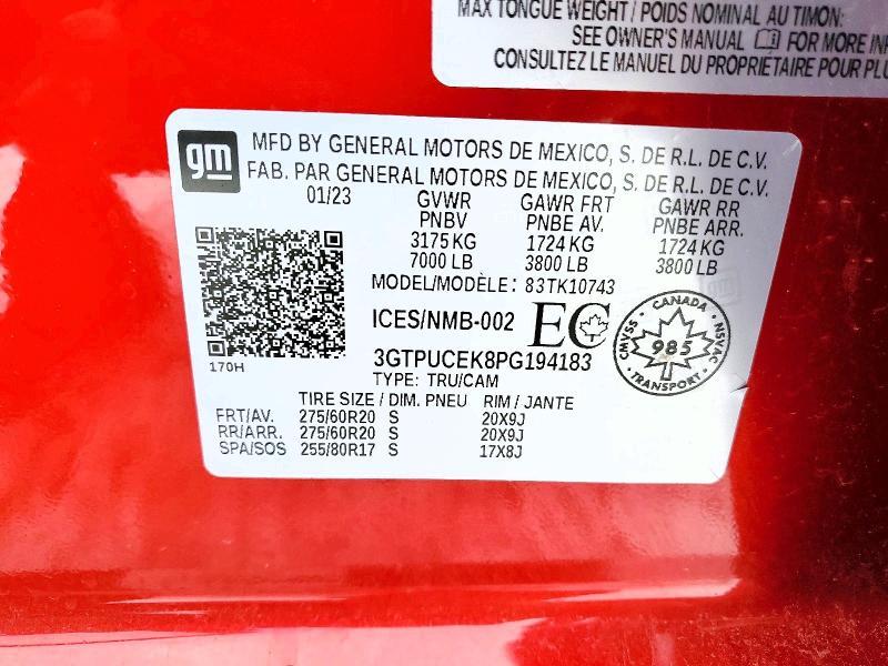 2023 GMC Sierra 1500 Elevatio