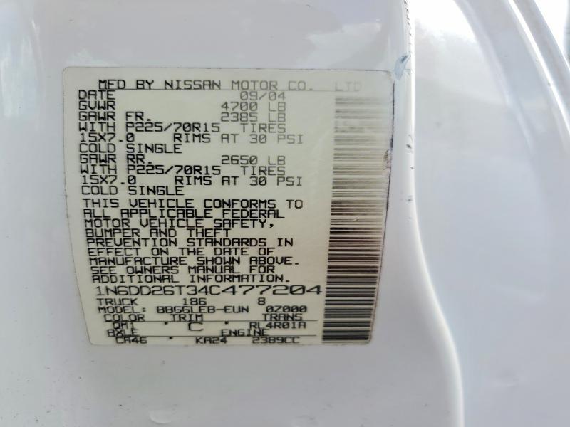 2004 Nissan Frontier Standard