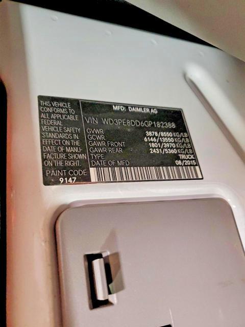 2016 Mercedes-Benz 2016 Mercedes-benz Sprinter 2500 Utility / Service