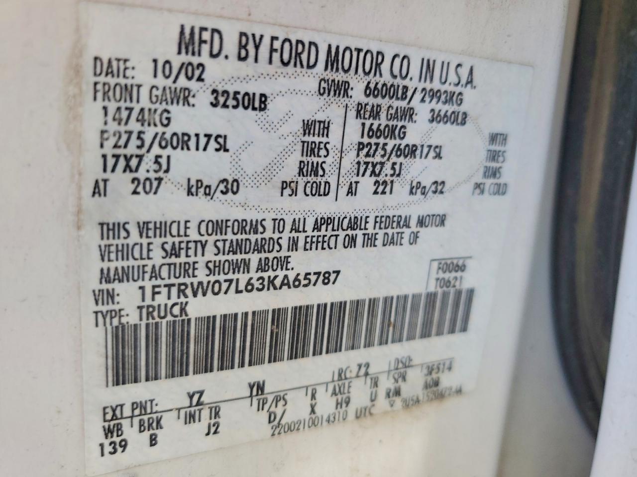 2003 Ford F150 Supercrew
