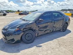 Toyota salvage cars for sale: 2018 Toyota Corolla le