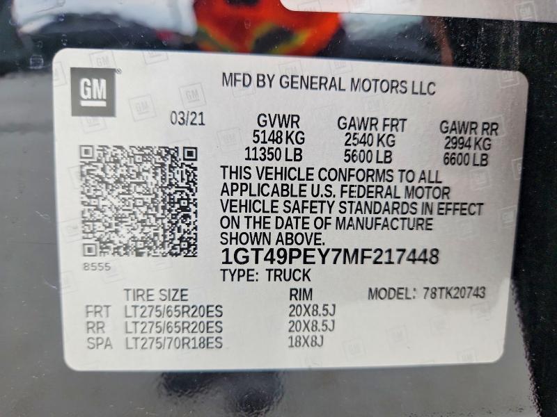 2021 GMC Sierra K2500 AT4