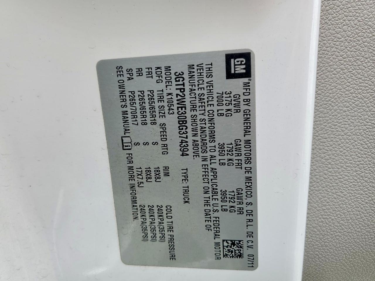 2011 GMC Sierra K1500 SLT