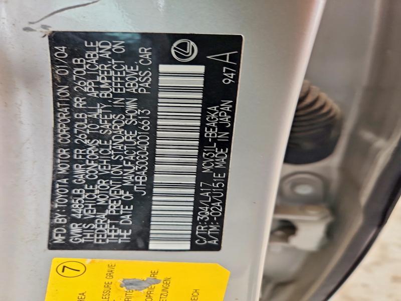 2004 Lexus Es 330 Base