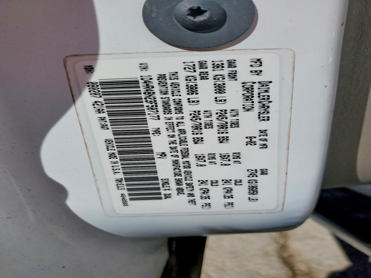 2003 Dodge Durango slt