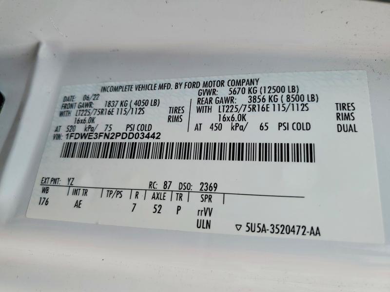 2023 Ford E350 BOX Truck