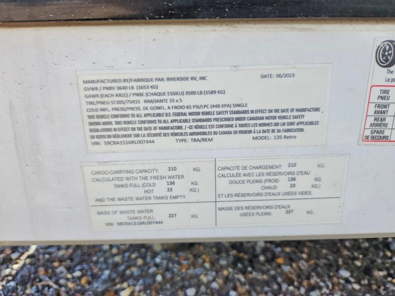 2024 Riverside Retro Camper