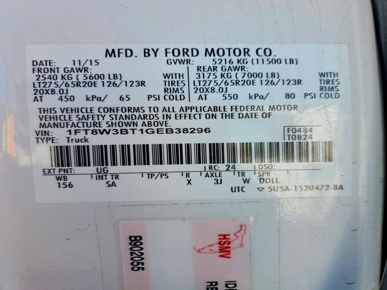 2016 Ford F350 Super Duty