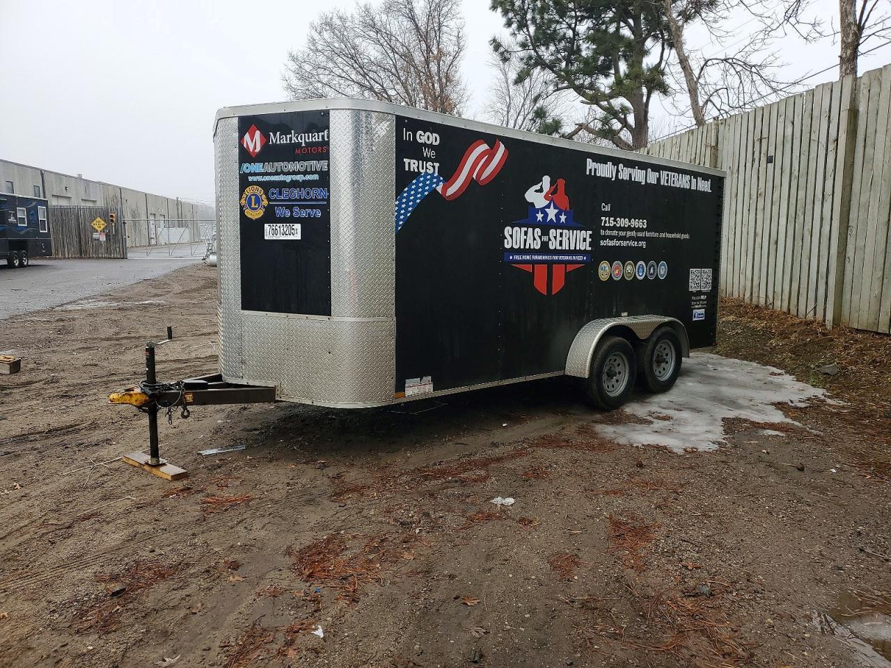 2021 Arising Industries 716VTRB Enclosed Cargo Trailer