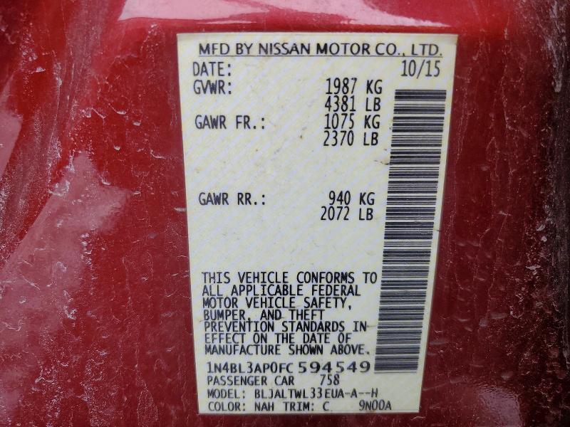 2015 Nissan Altima 3.5 sl