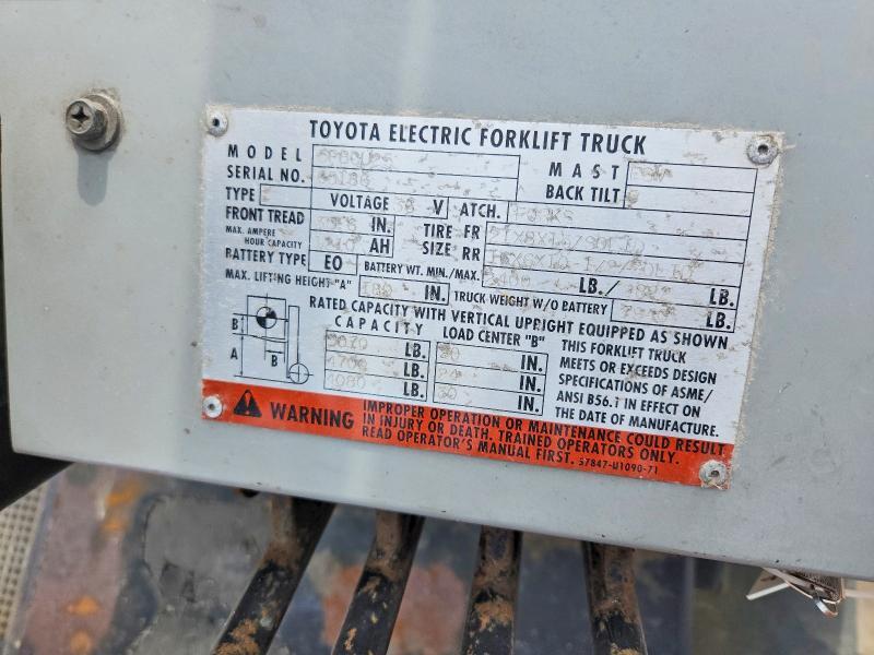2000 Toyota 2000 Toyt 5FBCU25
