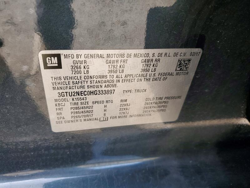 2017 GMC Sierra K1500 slt