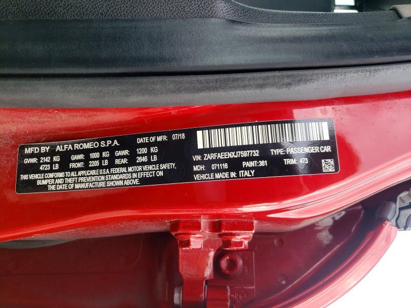 2018 Alfa Romeo Giulia ti Q4