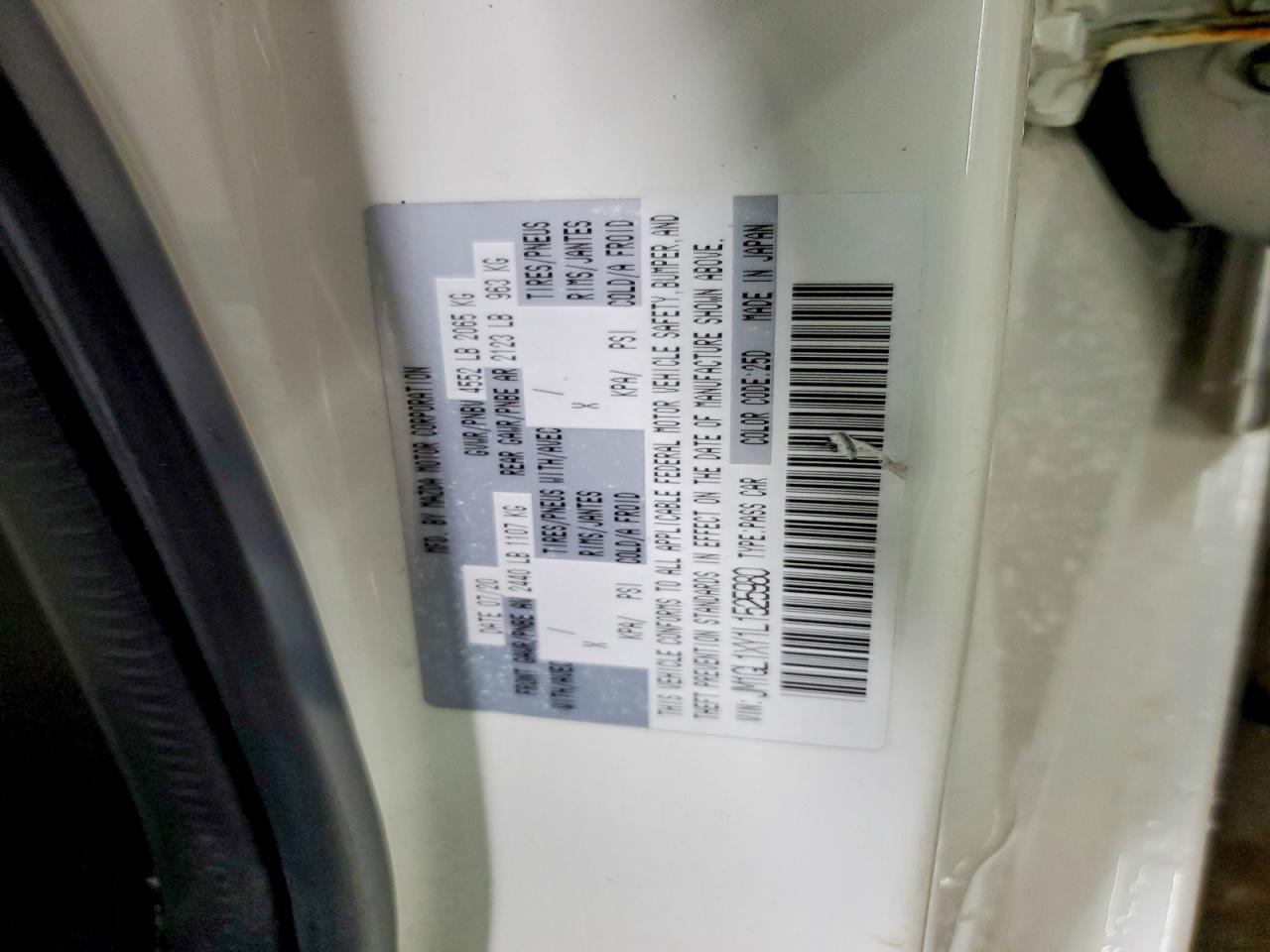 2020 Mazda 6 Signature