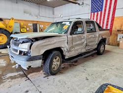 Salvage trucks for sale at Kincheloe, MI auction: 2005 Chevrolet Avalanche C1500