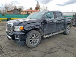 GMC salvage cars for sale: 2018 GMC Canyon Denali