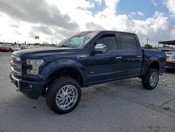 Salvage cars for sale from Copart Corpus Christi, TX: 2015 Ford F150 Supercrew