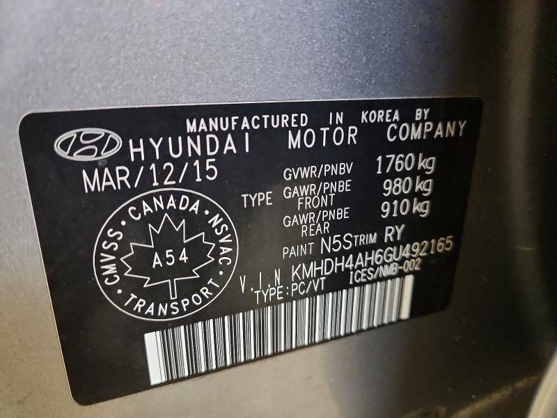 2016 Hyundai Elantra Sport