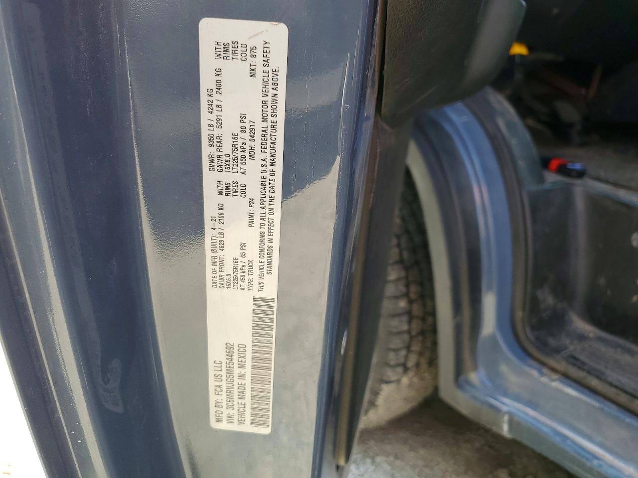 2021 Dodge Ram Promaster 3500 3500 High