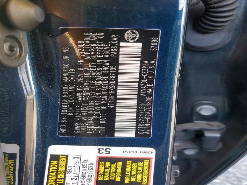 2019 Toyota Camry xse