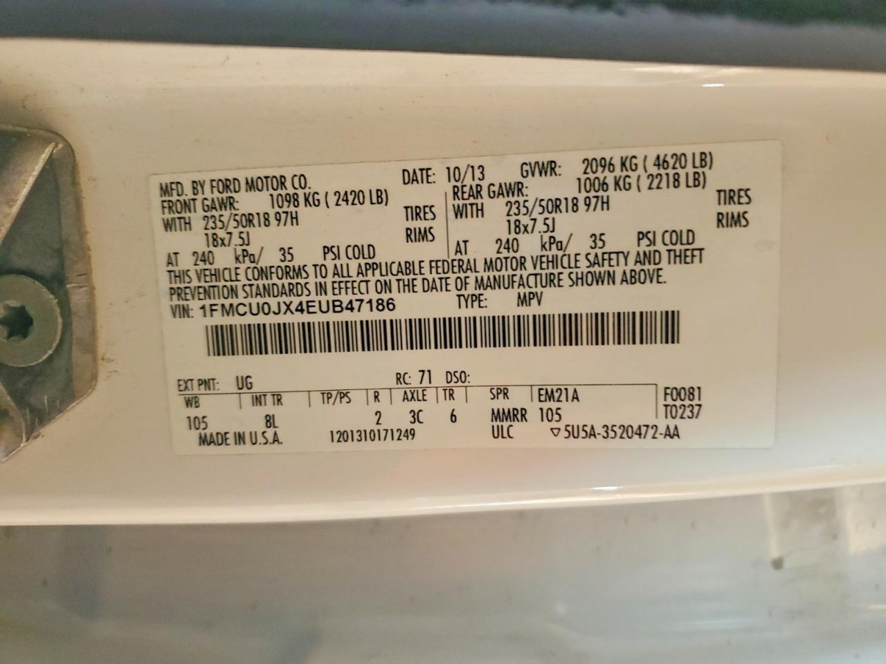 2014 Ford Escape Titanium