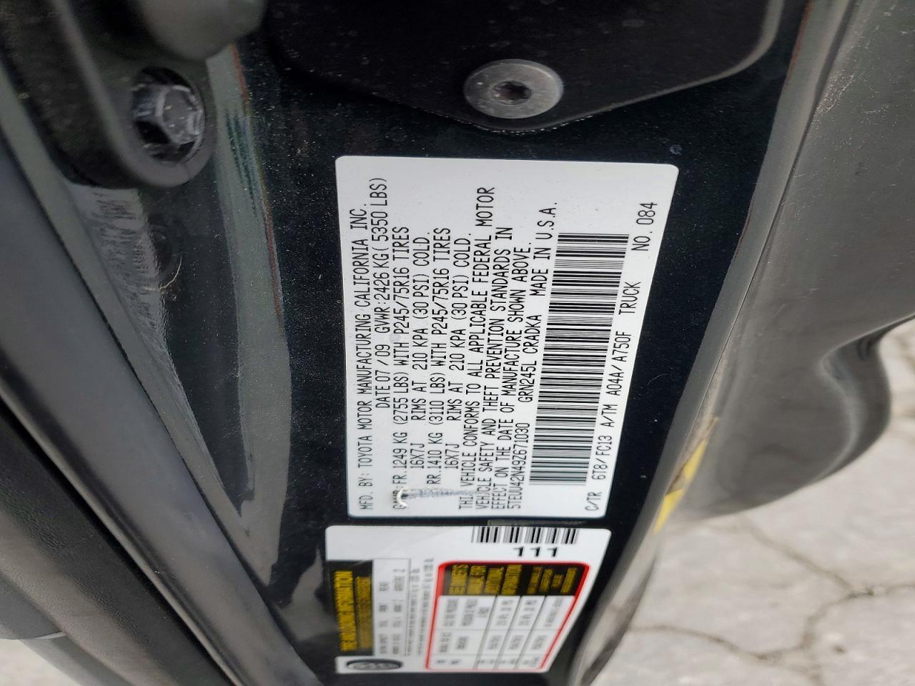 2009 Toyota Tacoma V6