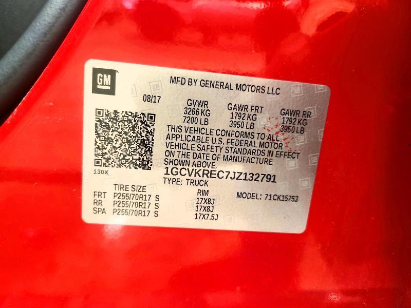 2018 Chevrolet Silverado K1500 lt