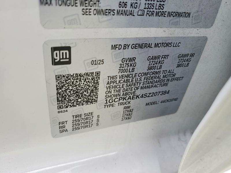 2025 Chevrolet Silverado K1500