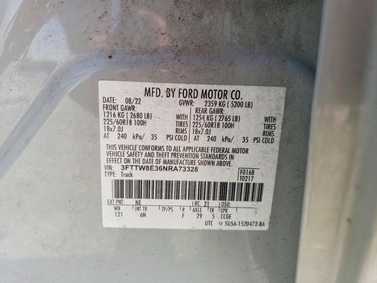 2022 Ford Maverick XL