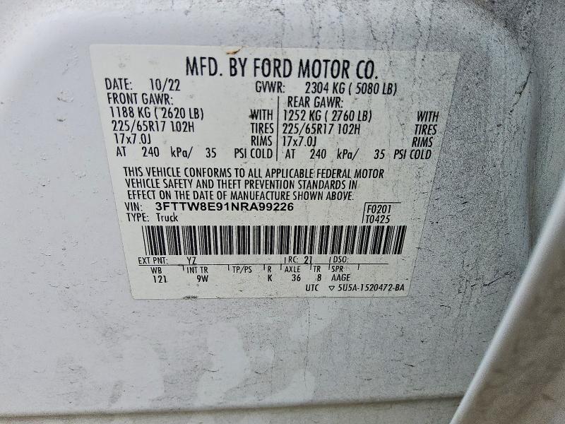 2022 Ford Maverick XL